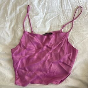 Zara Vibrant Pink Camisole Top